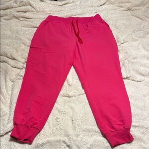 Figs Women's Pink Jogger Pants